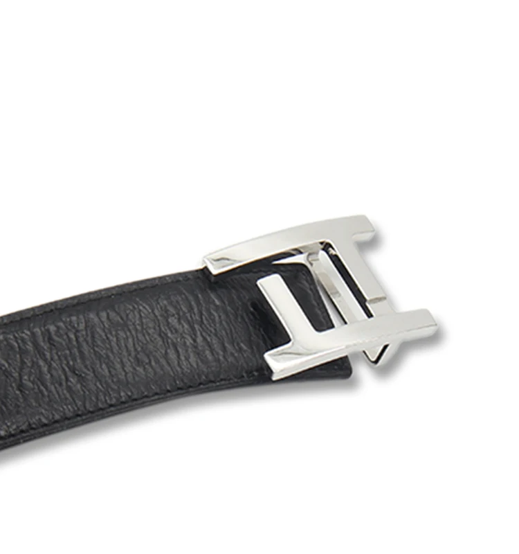 High Quality Men Leather Belt Custom logo Genuine Pin Buckle