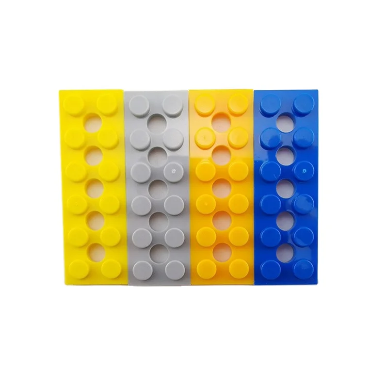 No.32001 лучшее качество Безопасный строительный блок Moc пластина 2x6 с 5 отверстиями пластиковая развивающая игрушка