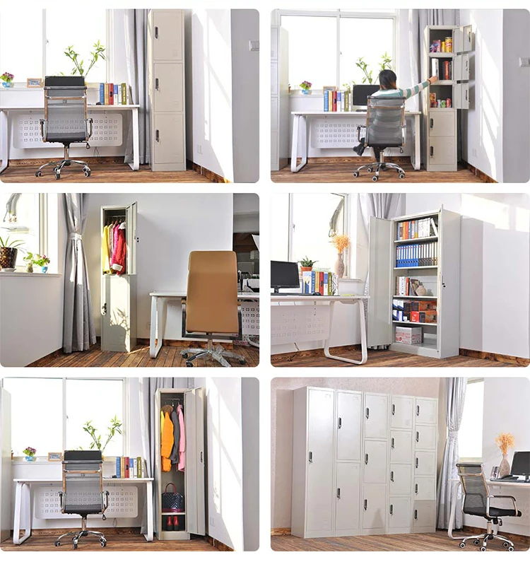 steel 9 door changing room small cube locker school office classroom book bag storage locker computer storage locker