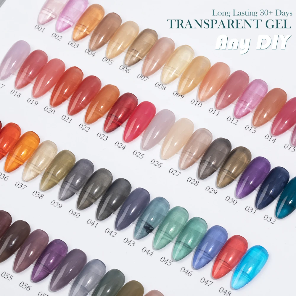 Westink 320 Colors Jelly Gel Polish Set UV Gel Nail Polish Transparent Customized Logo Gel Nail Polish