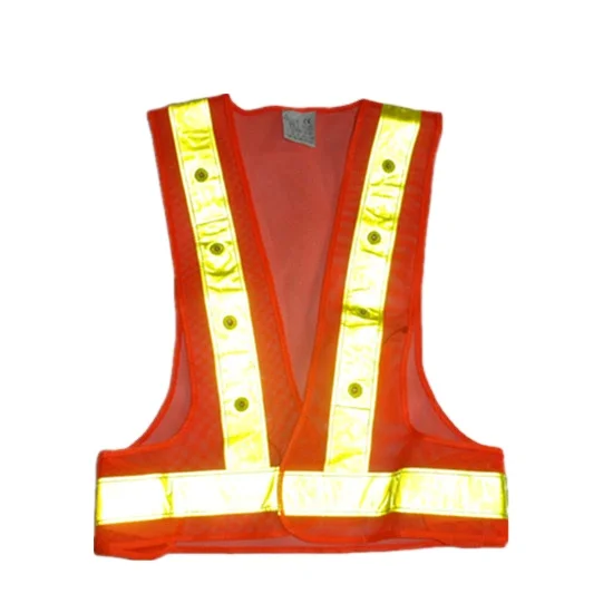 Hot Selling Mesh LED Light Traffic Safety Waistcoat for Roadway