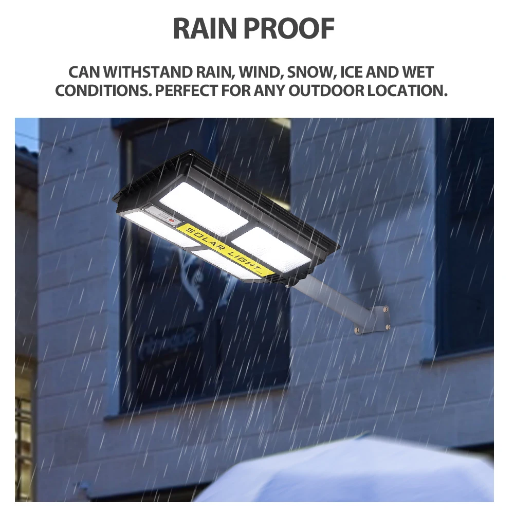 New Solar Garden Light Integrated All in One Solar Power Street Light Outdoor IP65 Waterproof Lamp LED 90 80 ABS 200w DC 6V 100