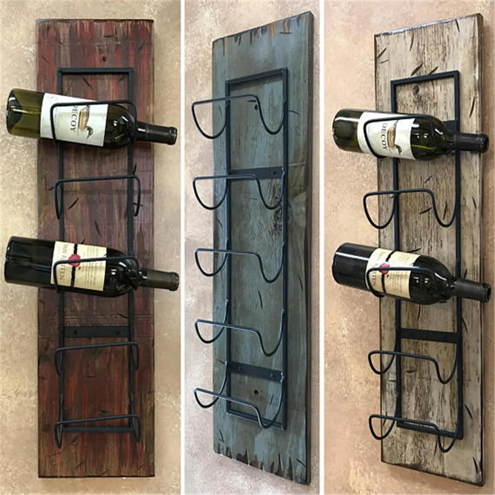
unique wine rack Distressed Sturdy Kitchen Bar Wine wine rack 
