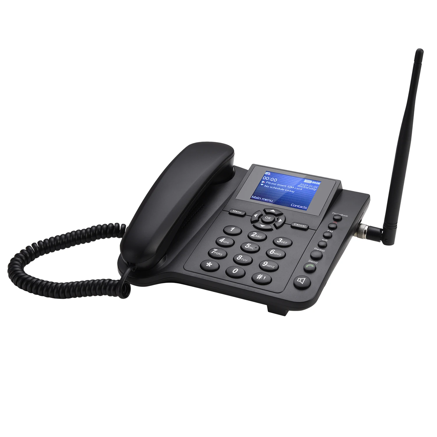 FWP LS960D OEM GSM 4G BT FM Radio For Office Use Landline Phone Fixed Wireless Phone
