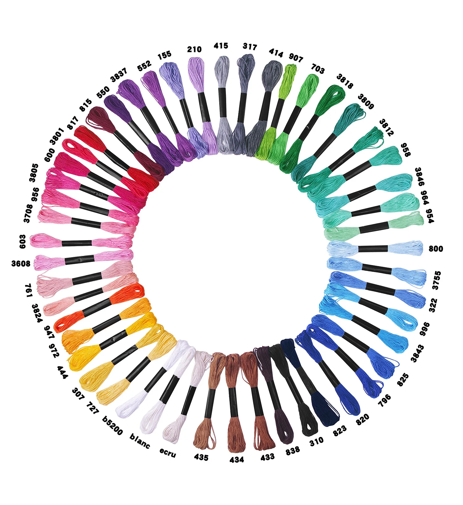 KT025  anchor threads cross stitch 100 color  kits cross stitch embroidery thread