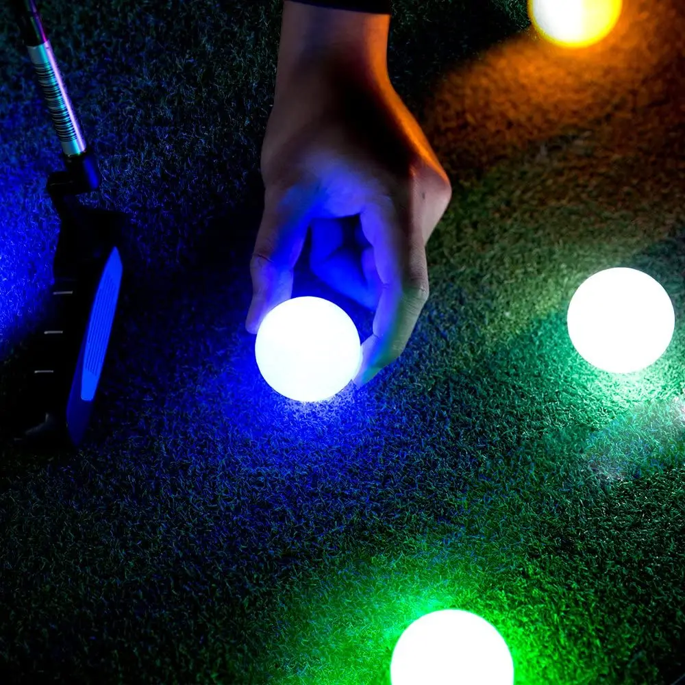 Glowing Golf Ball Night Steady Flashing LED Light up