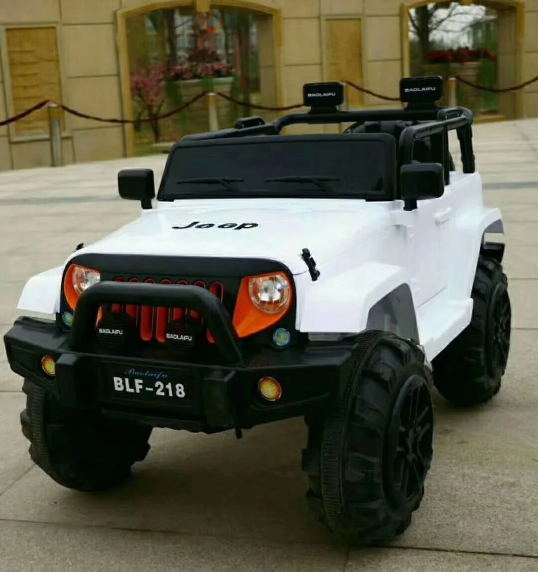 RHS-CAR114 Baby car two seats battery electric cars for kids children truck toys game car four-wheel drive with remote control