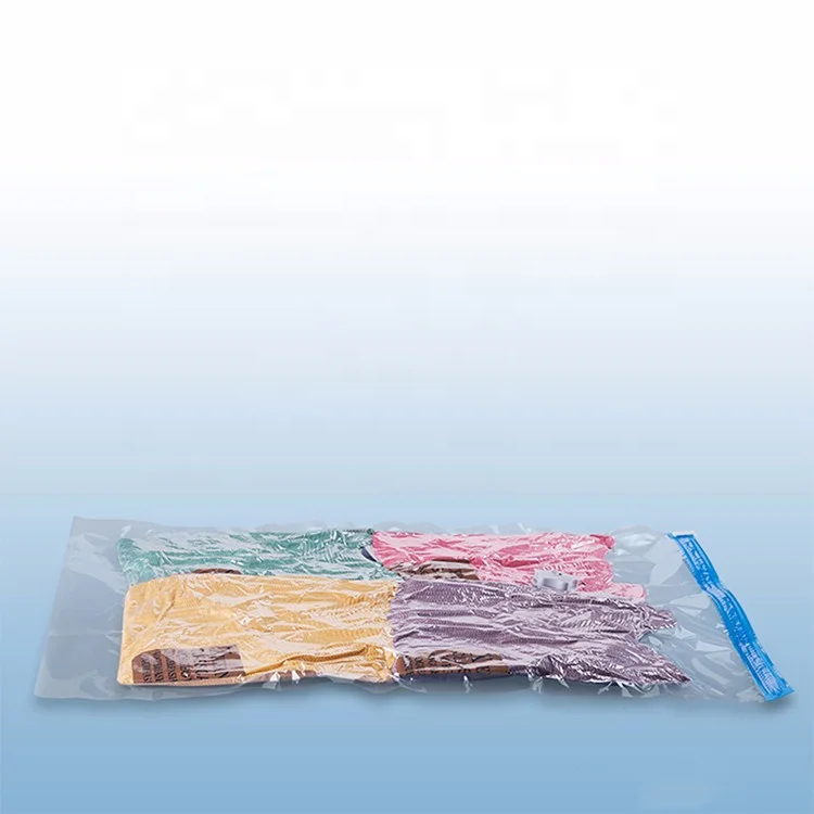 Suction Valve Vacuum Seal Storage Bag For Clothes And Bedding