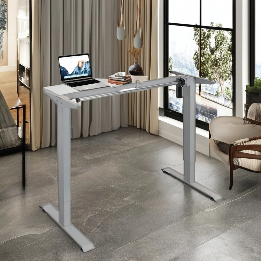 Cost-Effective Single Motor Office Desk Frame Electric Height Adjustable Standing Desk