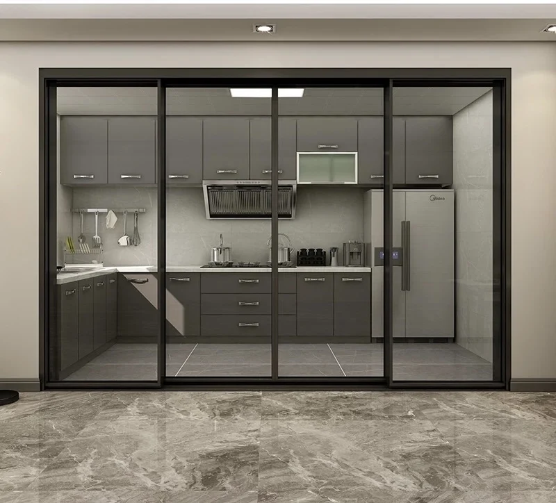 Brand New Design Sliding Door Tempered Glass Hook Sliding Aluminum Door Glass Sliding Door