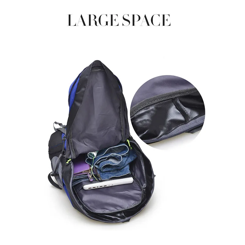 Customize 30L Lightweight Hiking Backpack For Travel Outdoor Waterproof Camping Sports Backpack For Women And Men