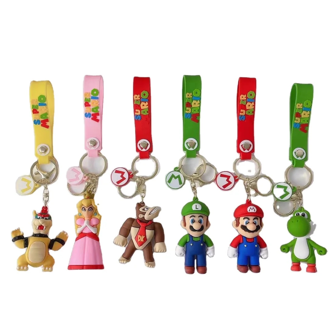 Лидер продаж, сказочный супер-Marioo принцесса Дракон ПВХ гриб мультфильм периферийный Забавный детский рюкзак висячий орнамент висит