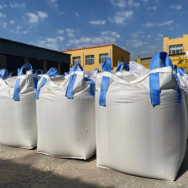 100kg 1500kg 1 ton 1 tonne 1250kg uv treated sand bags fibc container sling pp big jumbo sand potato fibc bulk bags for sand