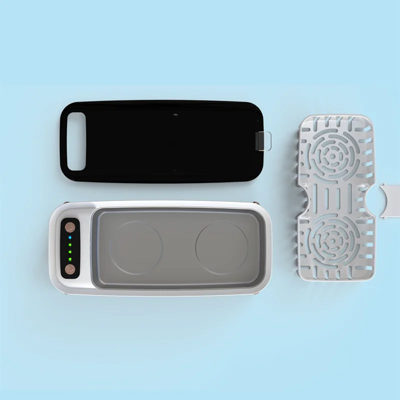 Hot Sale Portable New UV Lamp Household 400ml Jewelry Watches Glasses Ultrasonic Cleaner