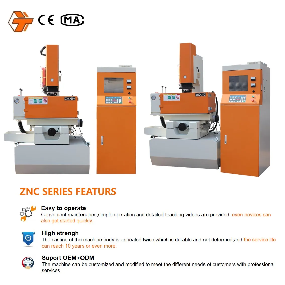 Znc 450 High Quality Control Die Sinking Machine Die Sinker Electronic Discharge Machine Edm