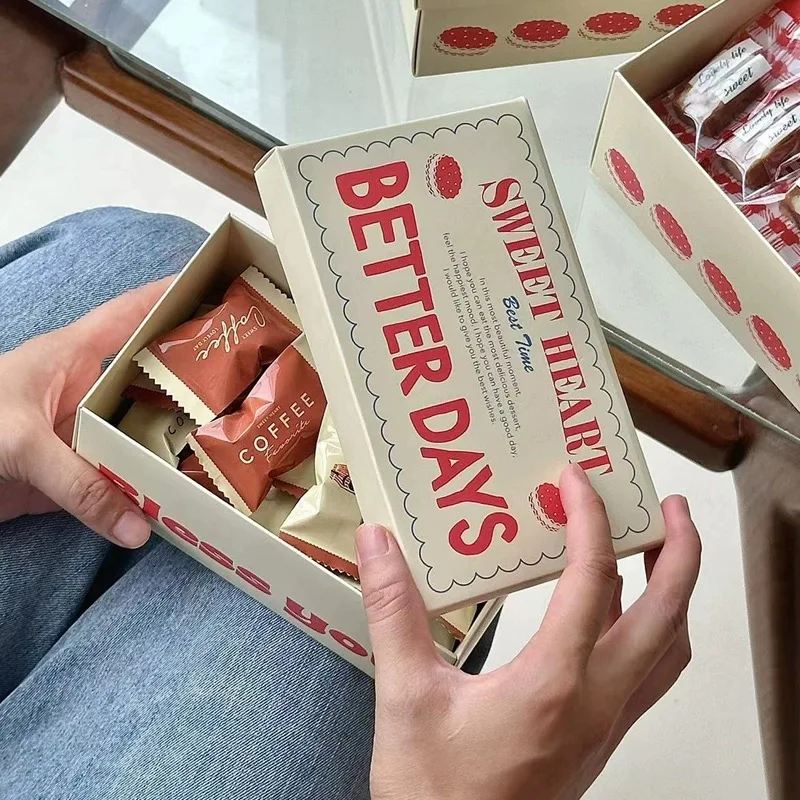 Free Design Luxury Feeling holicholic new model Christmas box baked cookies Candy Snowflake Crisp holiday gift box