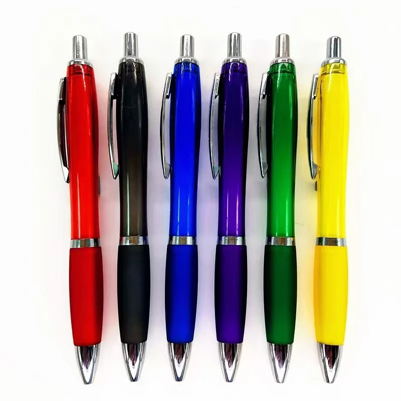 Hot Sale Customized Logo Triangle Hotel Pen Rubber Grip Metal Ball Pen Novelty Gift Advertising Pen