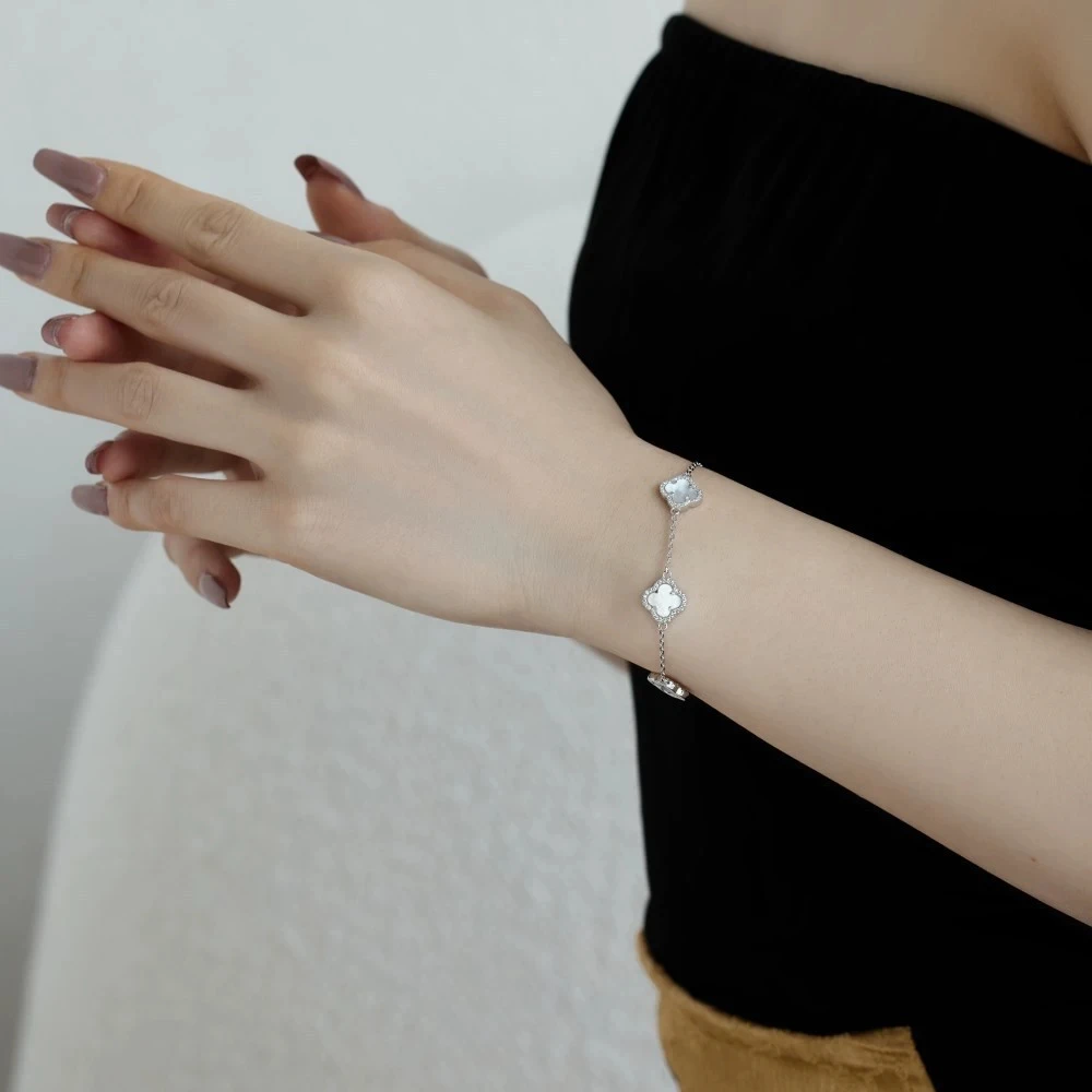MYF Factory custom 925 sterling silver wholesale fashion chain & link bracelets dames brand bracelet sterling silver jewelry 925