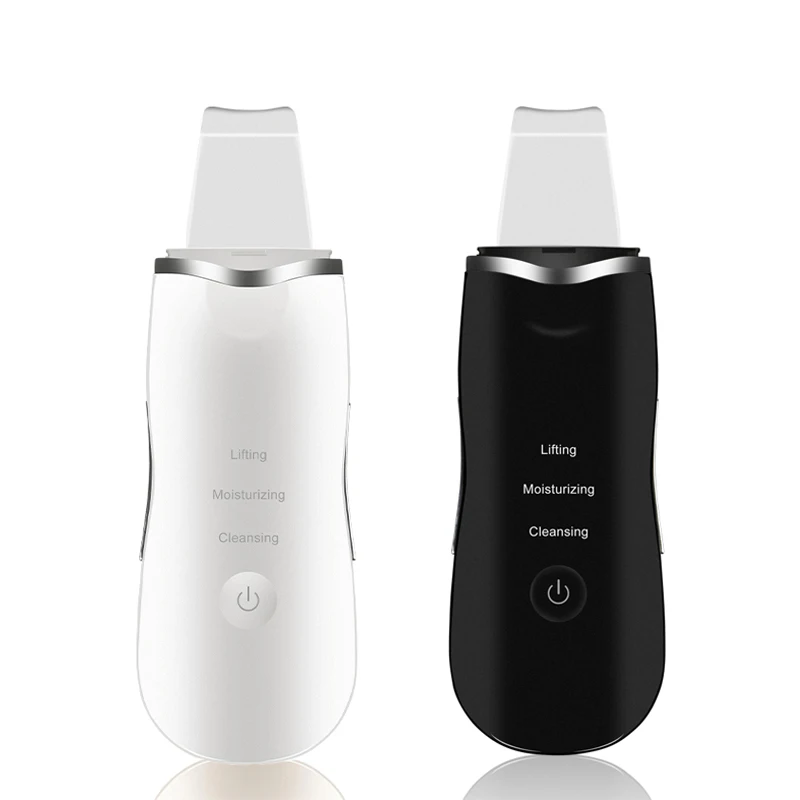 Portable Electric Facial Cleaner Skin Peeling Machine Professional Sonic Face Cleaning Spatula Ultrasonic Skin Scrubber