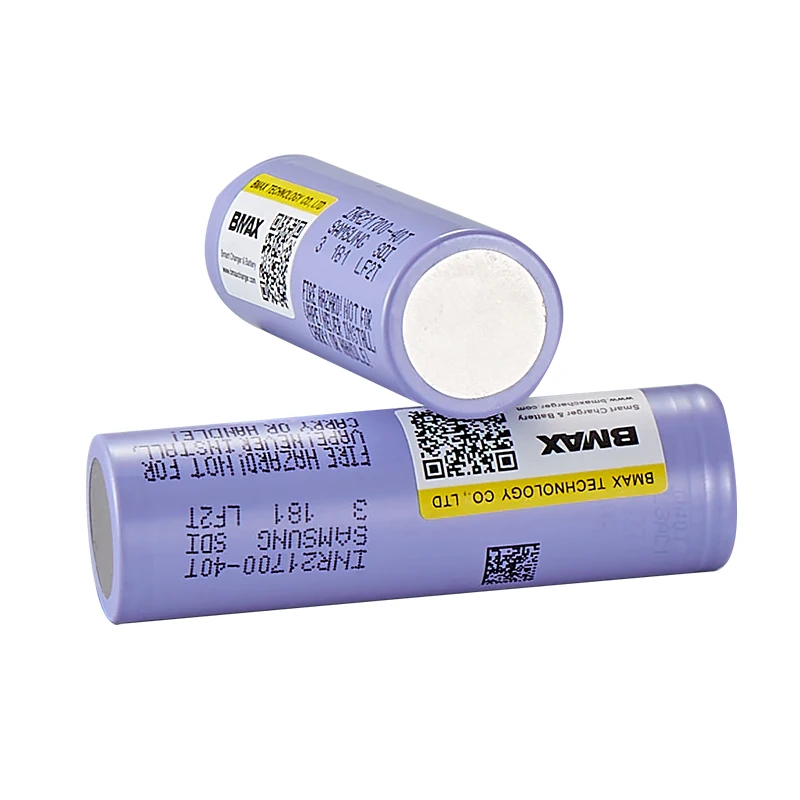 4000mAh INR21700-40T Rechargeable 18650 3.6V Lithium ion Cell Cylindrical Long Cycle Life High Capacity li-ion battery 3.7v