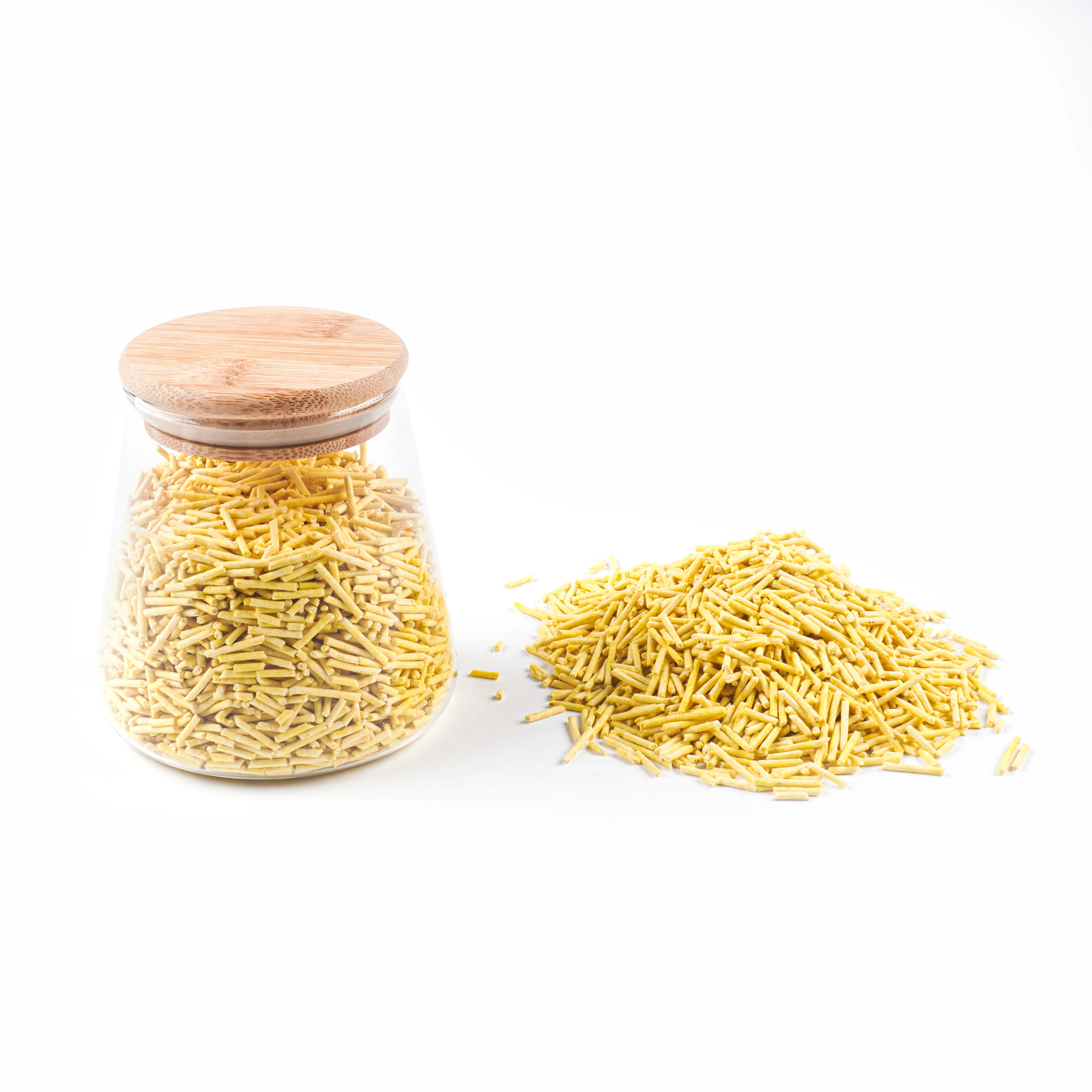 Lavender Scented Tofu Cat Litter Odour Control Dust-Free Pea Fibre Corn Starch Natural Zeolite Flushable Sustainable Cat Litter