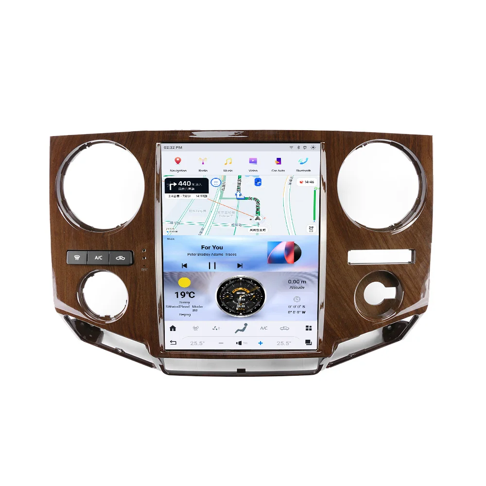 Автостерео новый дизайн Android13 Tesla сенсорный экран 12 1 дюймов для Ford F450 F650 F350 F250 2009-2012 Мультимедиа Carplay