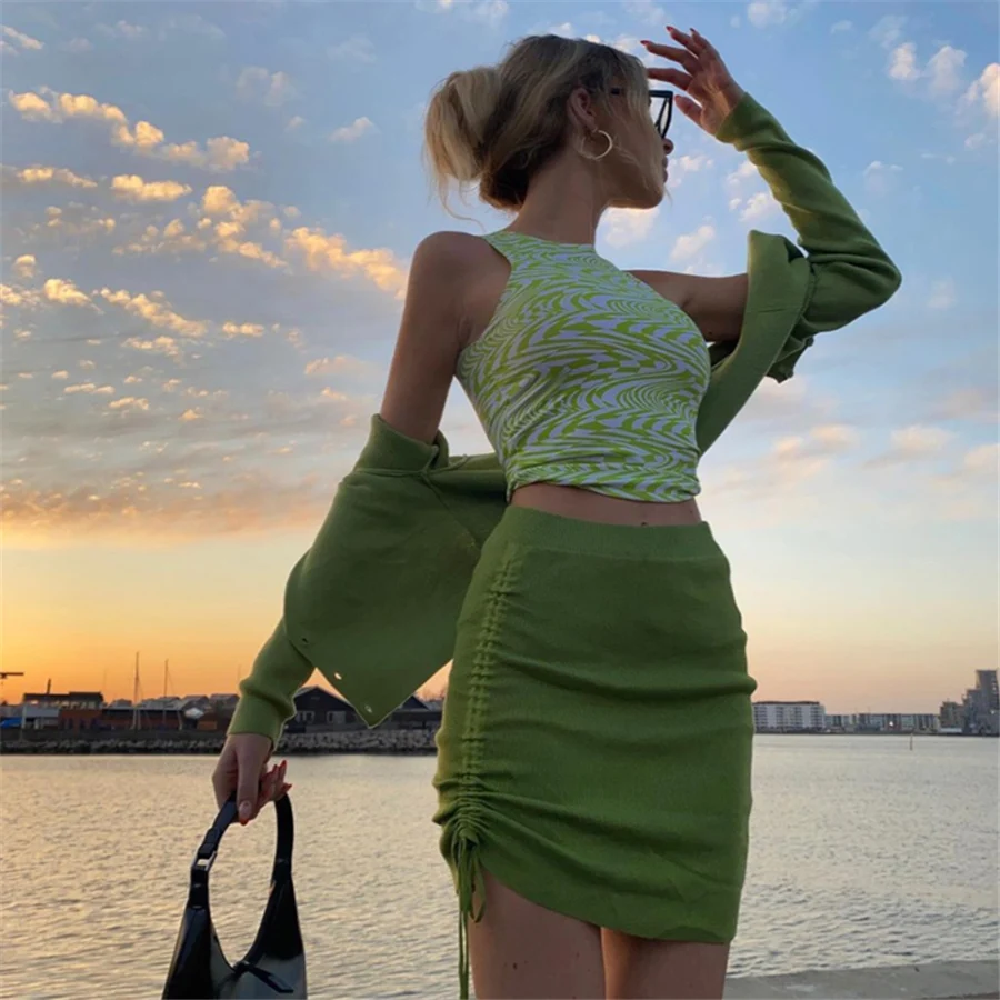 Nibber K21B01435 2021 летний модный Повседневный укороченный топ без рукавов, женские обтягивающие майки, Топ