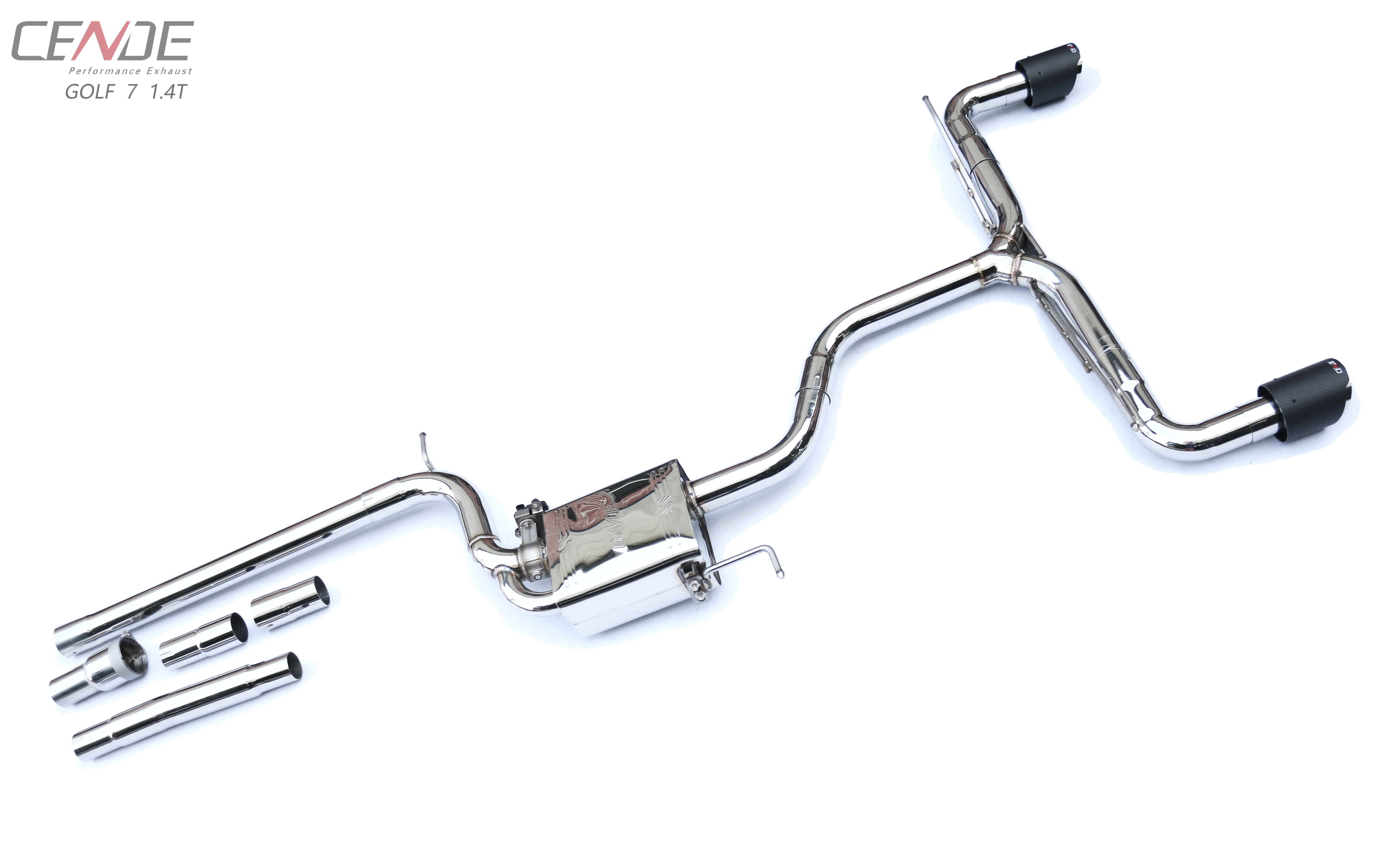 CENDE High Quality Stainless 304 Catback Exhaust System for  Golf MK7 G