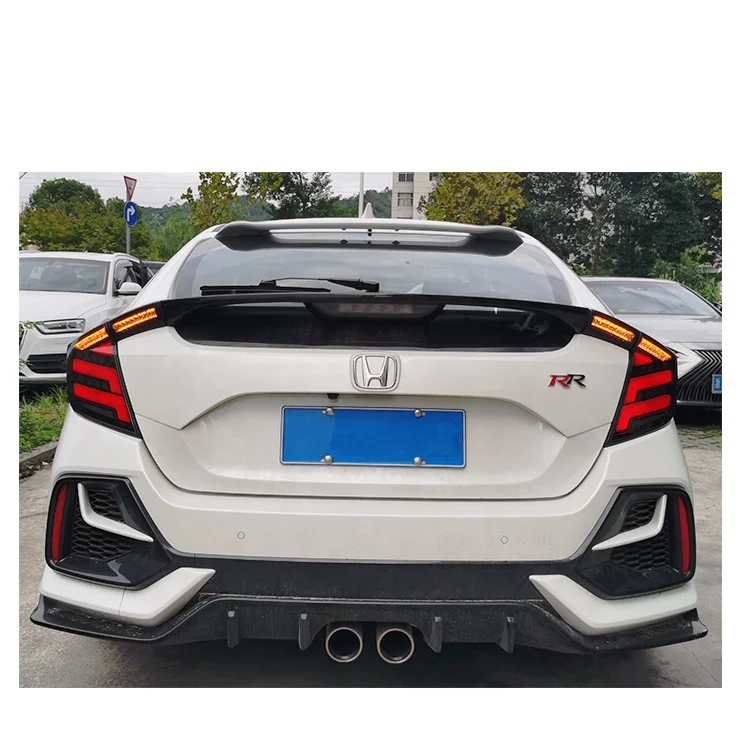  Оптовая продажа с завода HCmotion задние светодиодные фары для хэтчбека Honda Civic 2016-2020 ДХО анимации V2 FK7