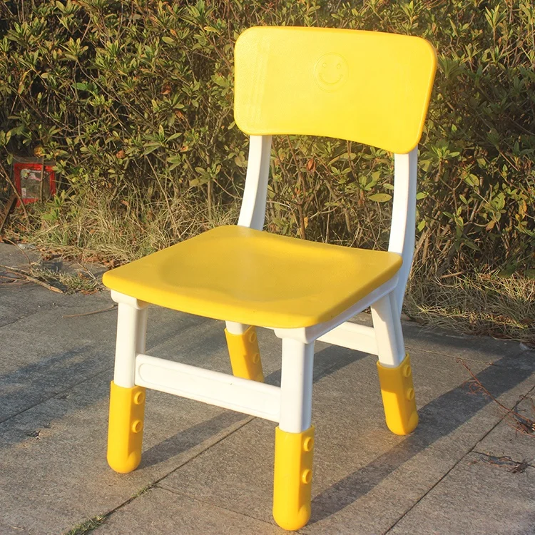 Indoor kids children plastic study table and chair for early education