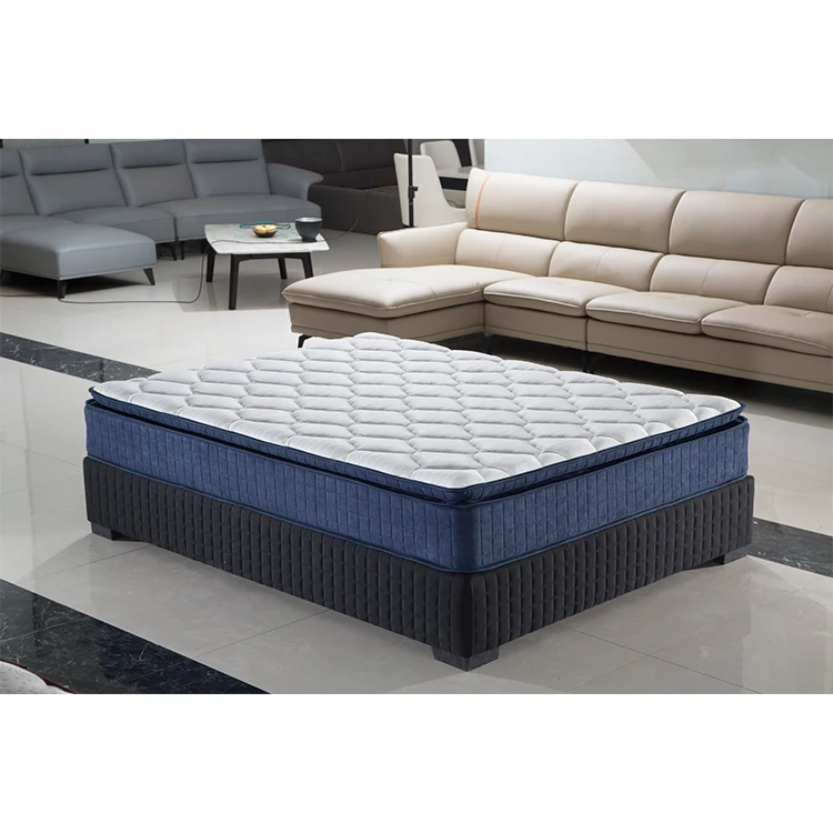 High quality vacuum compress memory foam king size double size lantern design roll pack spring mattress