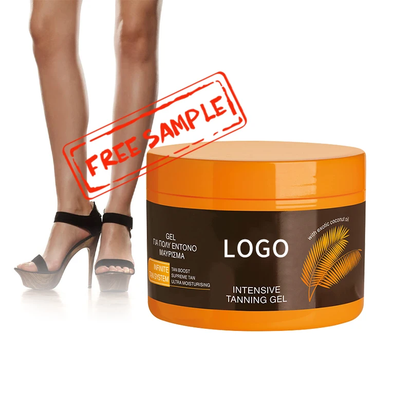 Custom Logo Private Labelgel Lotion Oil Butter Tan Boosting Cream Tan Accelerators Sunbed Body Care Tanning Butter Cream