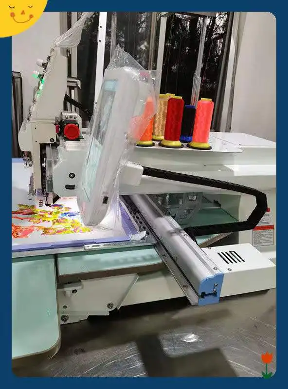 Computerized Embroidery Machine Single Head Embroidery Machine Full Automatic Small Commercial Embroidery
