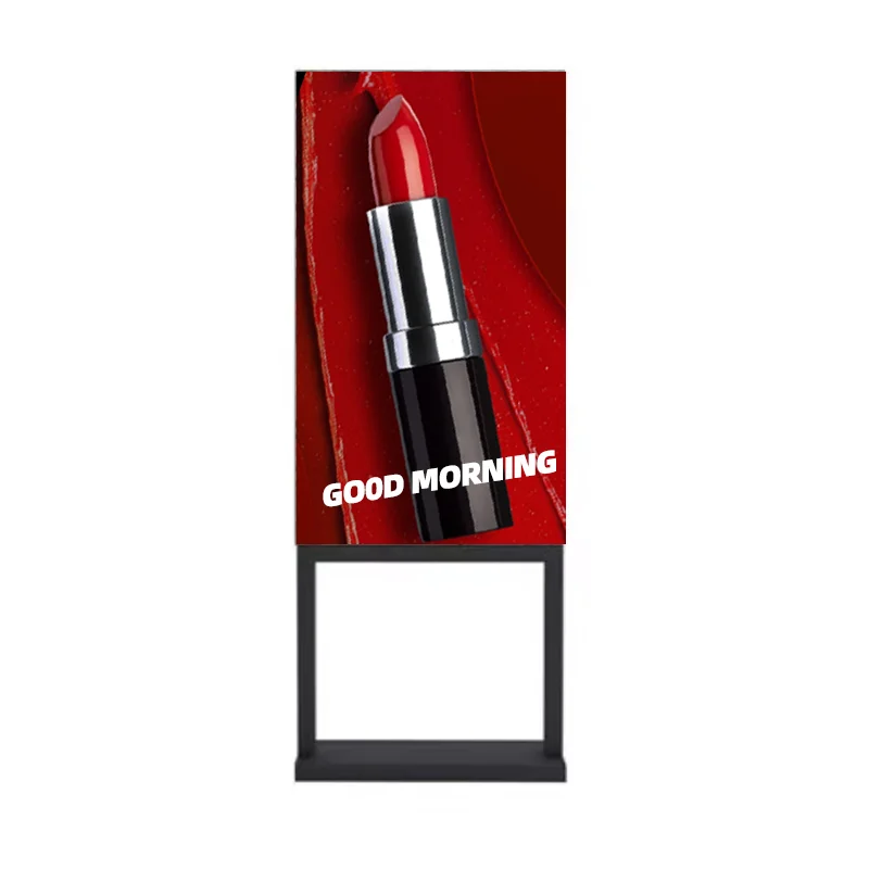 Good Quality LCD Floor Standing Display Advertising Display Mobile Outdoor LCD Advertising Screens