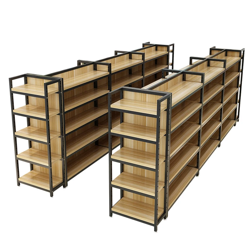 Classic gondola shelf supermarket wholesale durable supermarket shelf design showroom display shelf