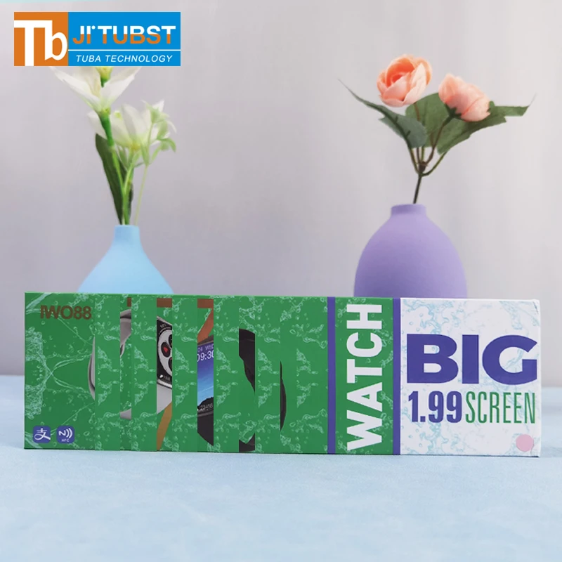 smart watch free shipping 2022 model new IWO 88 Smart Watch Full Touch Fitness Tracker Men Smartwatch iwo88