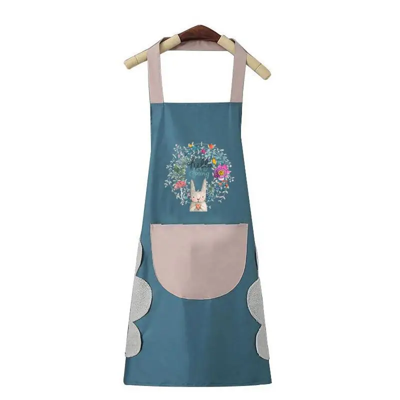 1PC Oil Proof PVC Wipe Hand Apron Apron Overalls Apron Waterproof Household Unisex Cooking