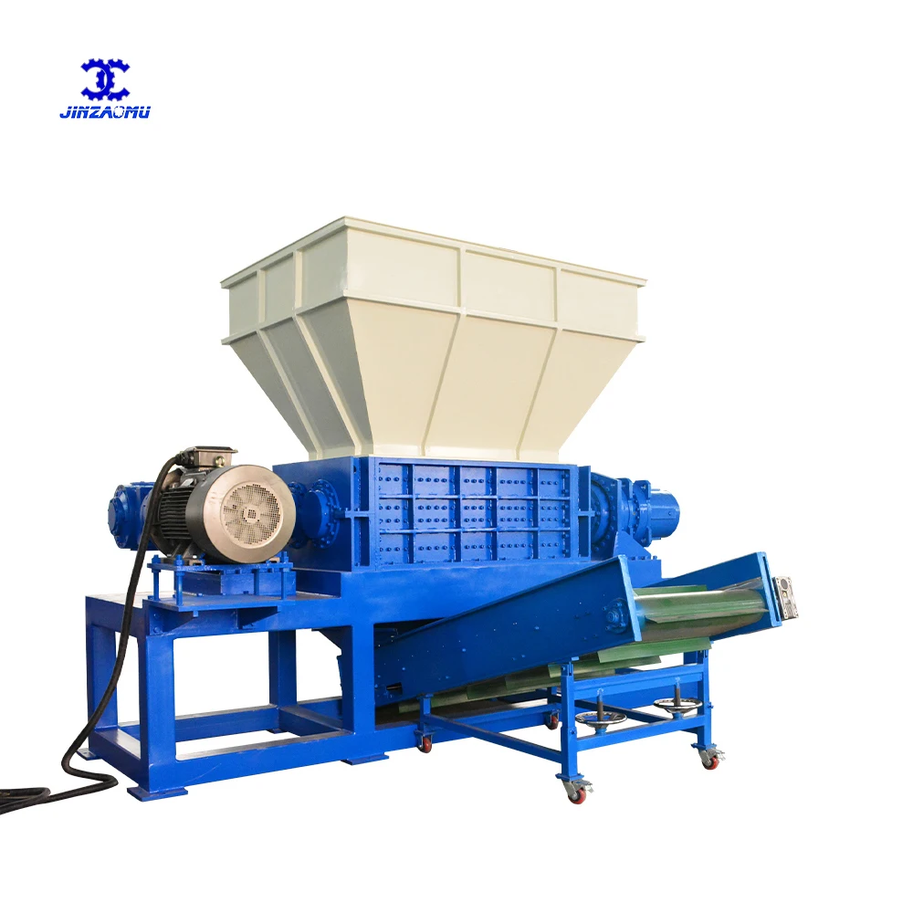 Long Service Life High Standard Double Shaft Large Furniture Plastic Shredder Machine