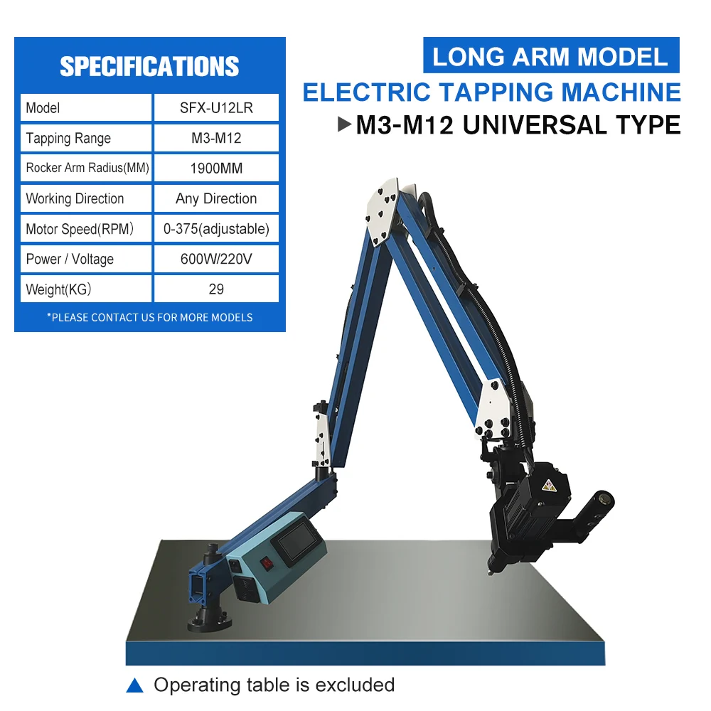 Popular Automatic Tapping Machine M6-M30 CNC Self Tapping Screw Machine Universal/Vertical type low price