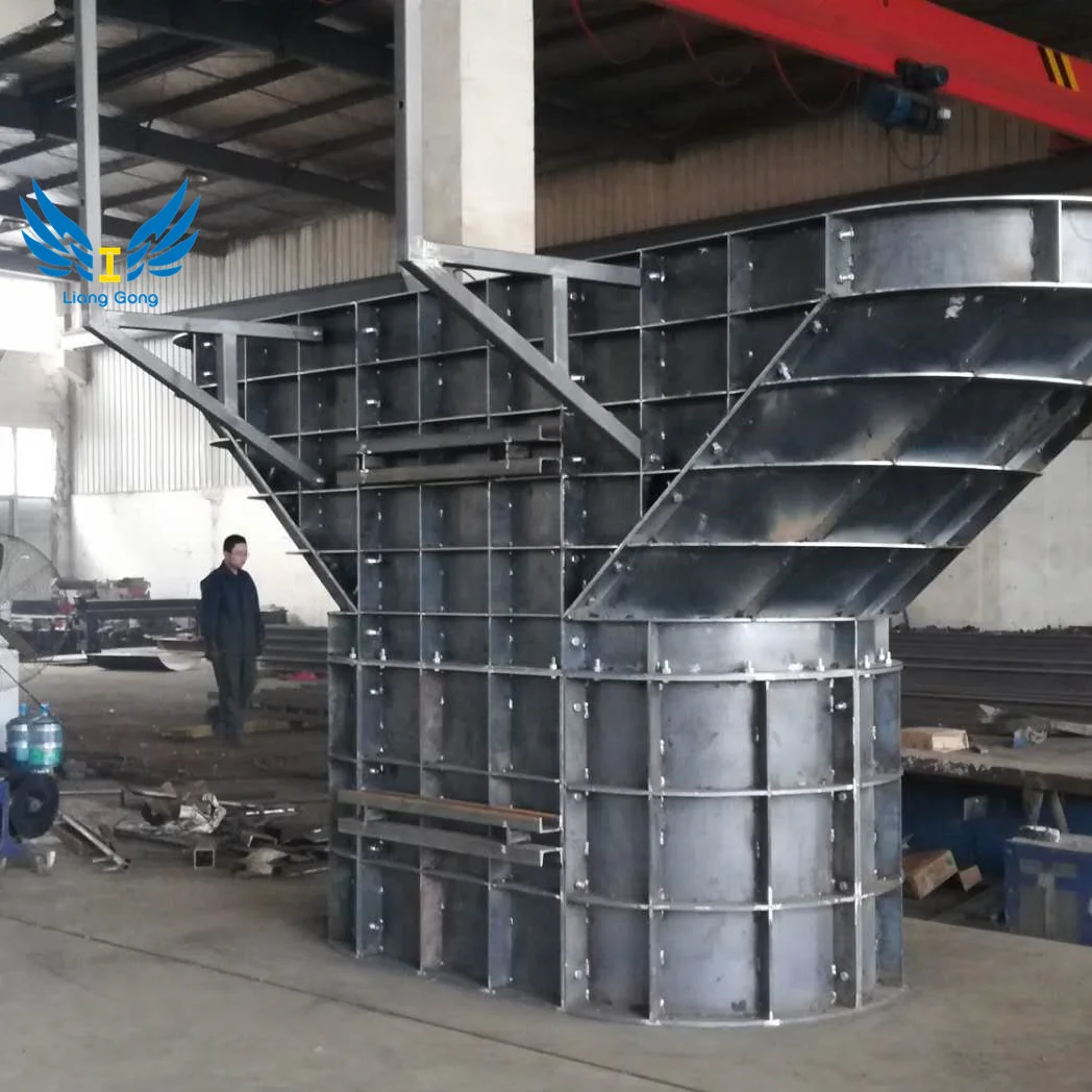 Lianggong Building Material Steel Formwork Pier Precast Formwork System for Bridge Construction