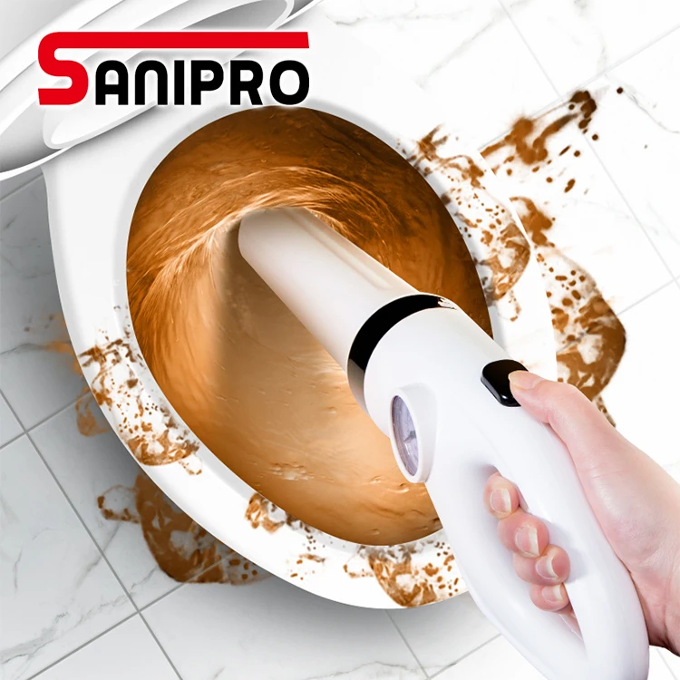 
Sanipro Toilets Kitchen Bathtub Showers Sink Air Drain Blaster High Pressure Drain Plunger Toilet Dredge Toilet Plunger 