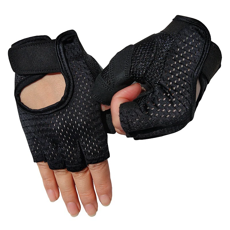
2021 Fashion Breathable Men Women Half Finger Weight Lifting Training Gym Gloves 