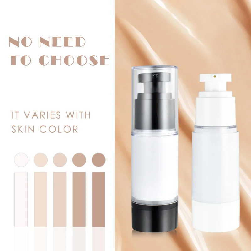 Factory Price Color Changing Foundation Vegan Face Makeup Waterproof Liquid Foundation Private Label