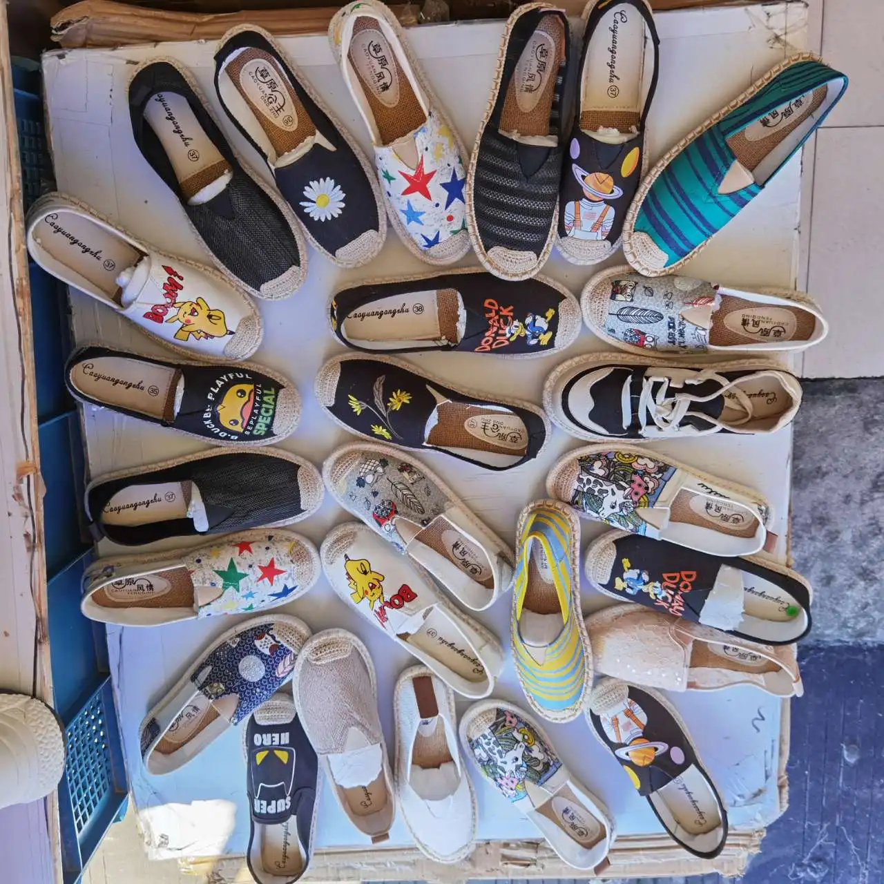 WD671 Wholesale stocklot shoes girl new Korean fashion zapatos ladies cheap used shoes women wenzhou dongheng canvas shoes