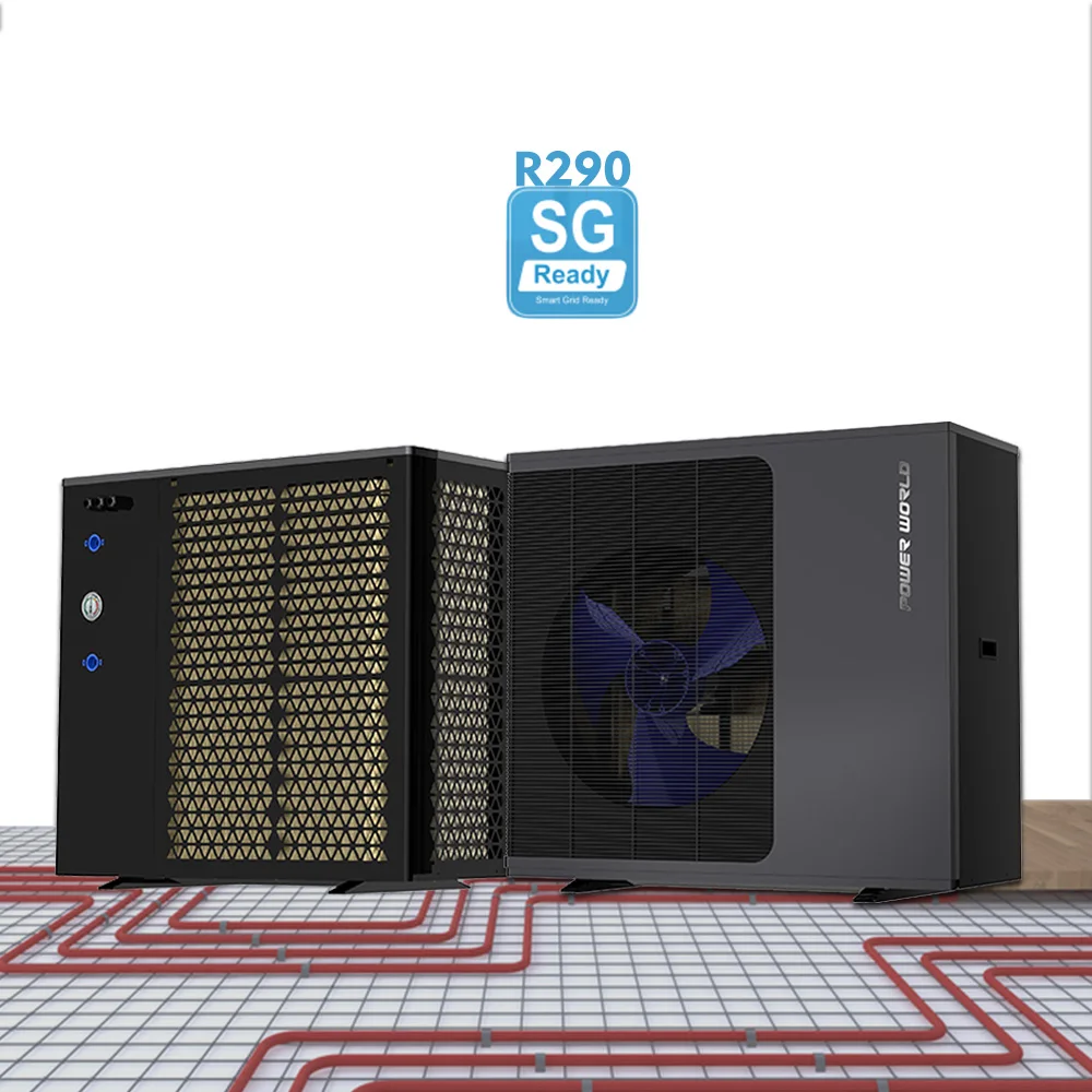 OEM/ODM supporting heat recovery ventilation heat pump EVI air source r290 5hp water heat pump