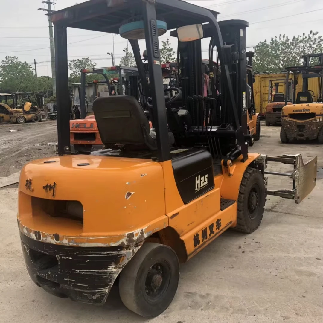 Second hand HANGCHA H25 flat clamp forklift weight 2500kg high quality high working efficiency is hot sale