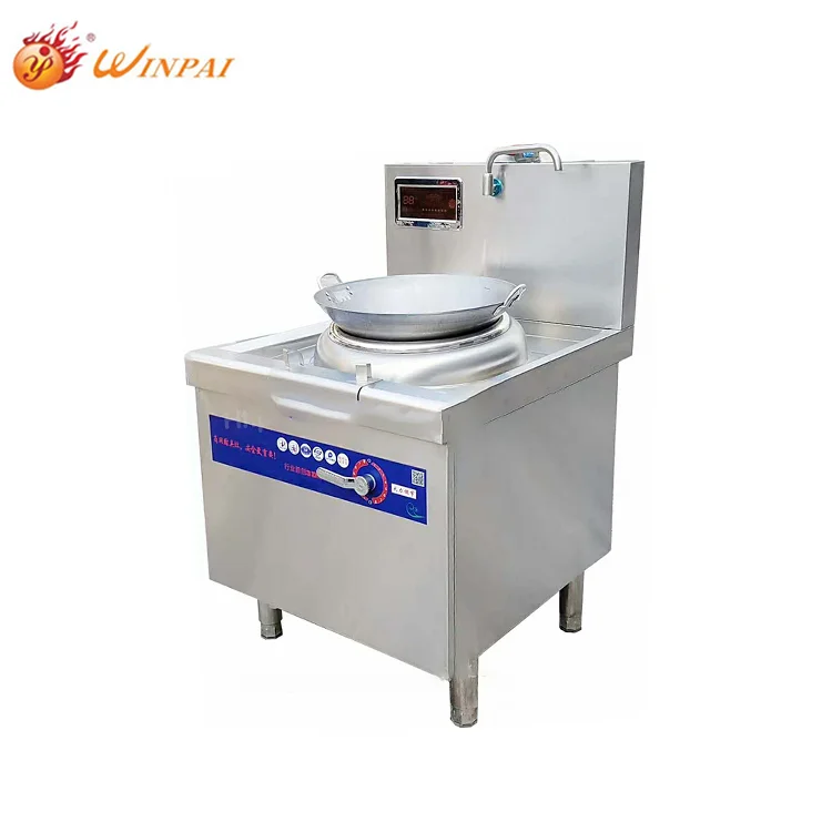 Professional Freestanding High Duty 8000W Induction Wok Cooker Stainless Steel Commercial Induction Cooker