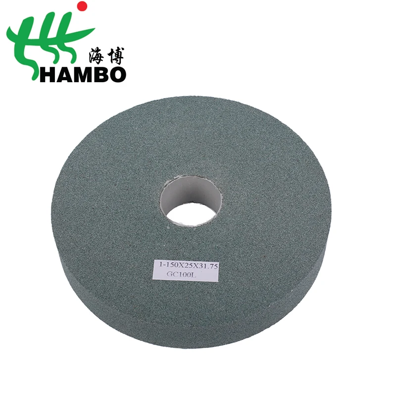 6 inch ceramic  grinding wheels Green Silicon Carbide Vitrified Bonded Grinding Wheel 15*25*31mm