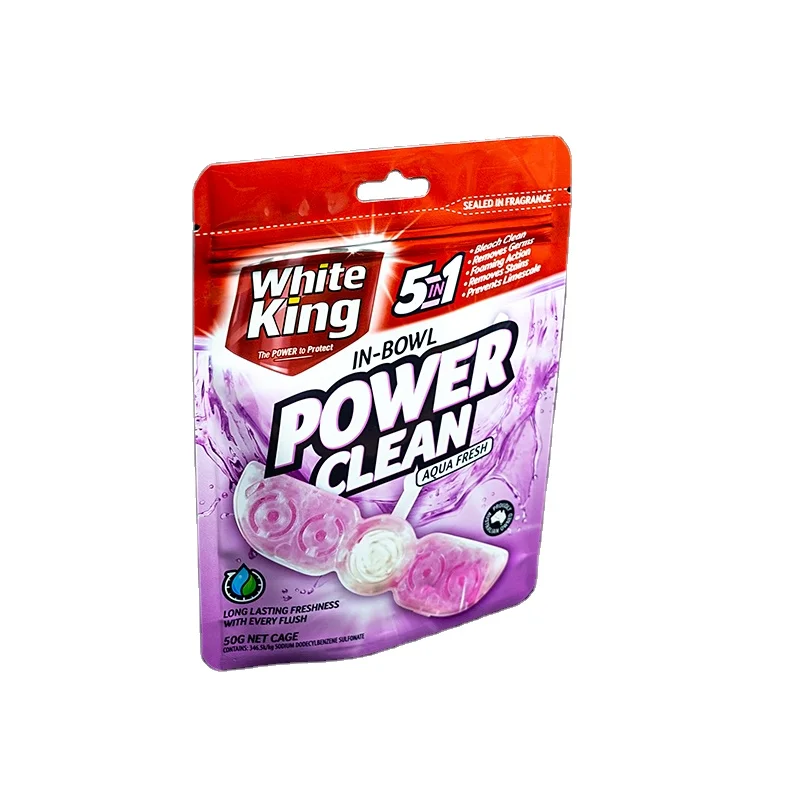
custom print toilet strong detergent packaging plastic bag biodegradable power washing plastic bags 