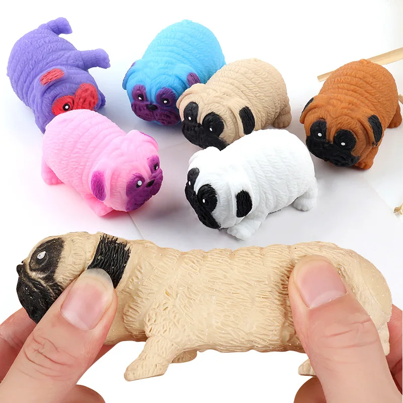 HUAMJ ODM hot sale funny pop bubble sensory squeezing anti-stress fingertip jumping angry cat soft toy squirre cup squeeze toy